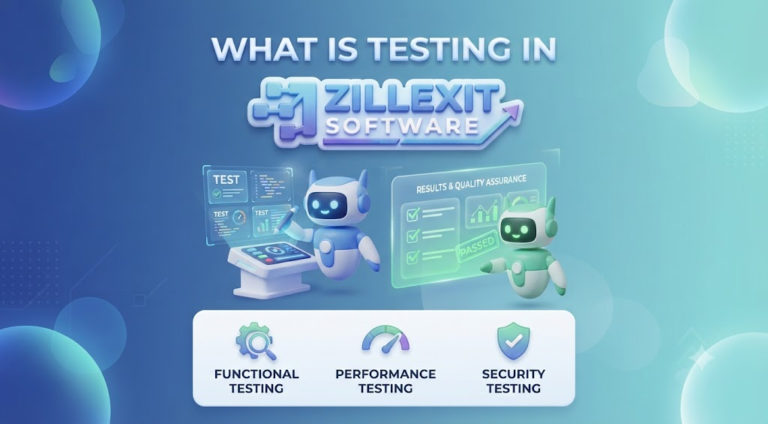 what is testing in zillexit software